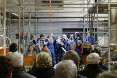 Heilige Messe auf der Baustelle zum 4. Advent (Foto: Karl-Franz Thiede)